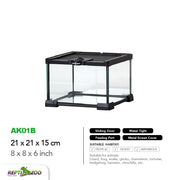 REPTIZOO Mini Glass Reptile Habitat AK Series